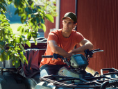 Husqvarna Xplorer T-shirt kort ærmet X-Cut kæde UNISEX Husqvarna Xplorer T-shirt kort ærmet X-Cut kæde UNISEX