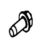 Skrue sekskanthoved med krave Skrue sekskanthoved med krave