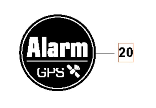 Alarm, GPS-mærkat