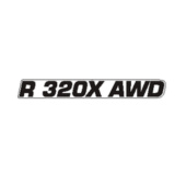 Mærkat motorhjelm R 320x AWD Mærkat motorhjelm R 320x AWD