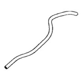 Brændstofslange L=170 Rohs2 5955269-12 Brændstofslange L=170 Rohs2 5955269-12