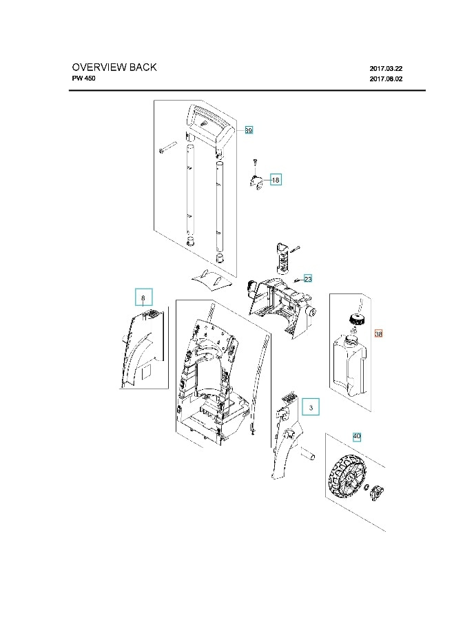 Vaskemiddeltank Sæt 5960275-01
