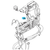 Ledningsføring Strømforsyning W122 Ledningsføring Strømforsyning W122