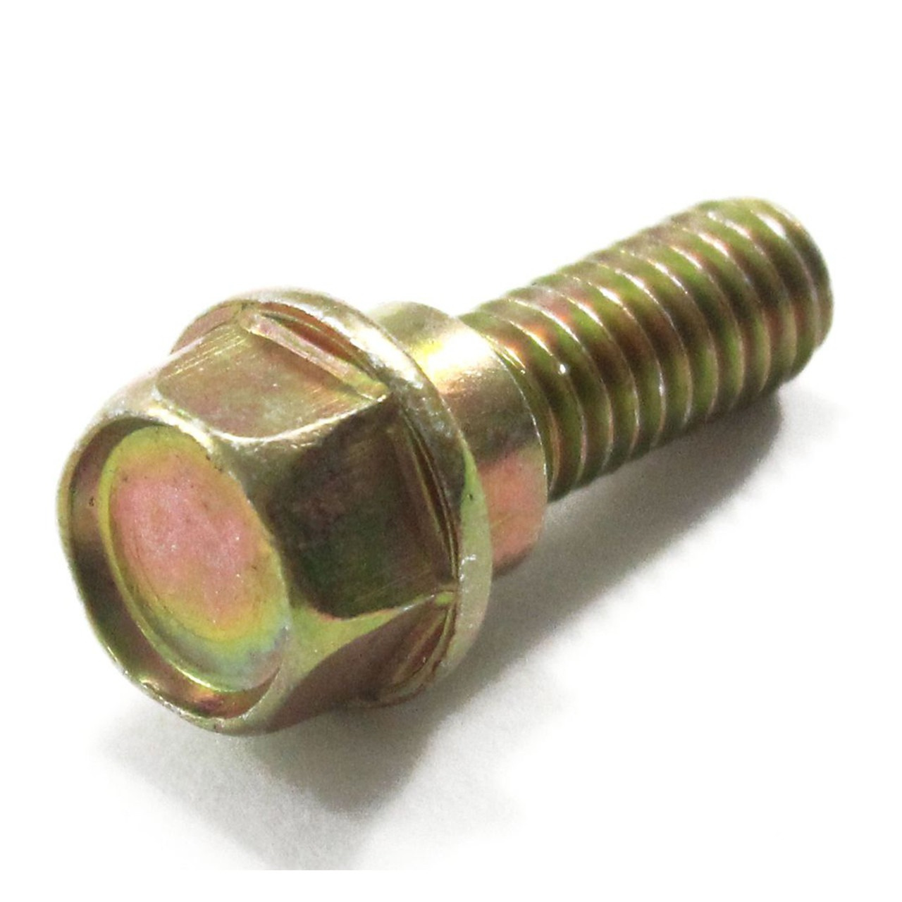 Bolt med udvendig sekskanthoved, flad