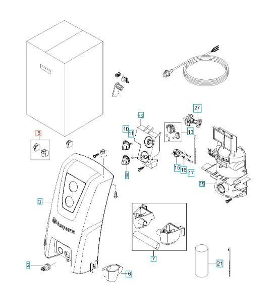 Beslag Til Slangetrulleholder 5962886-01