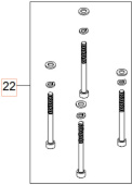Skru M6X70 Din 912 4Stk 5962888-01 Skru M6X70 Din 912 4Stk 5962888-01