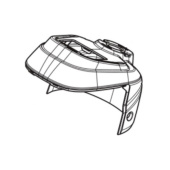 Dæksel til ratstammen øverst P520 Dæksel til ratstammen øverst P520