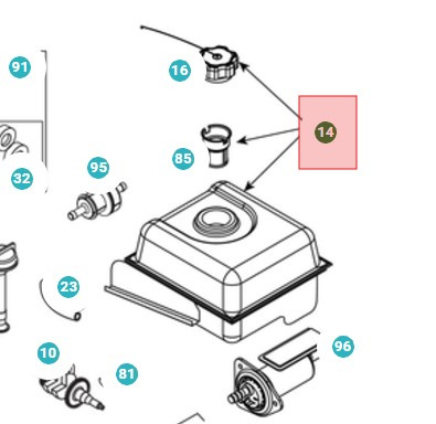 Brændstoftank Brændstoftankmontering-