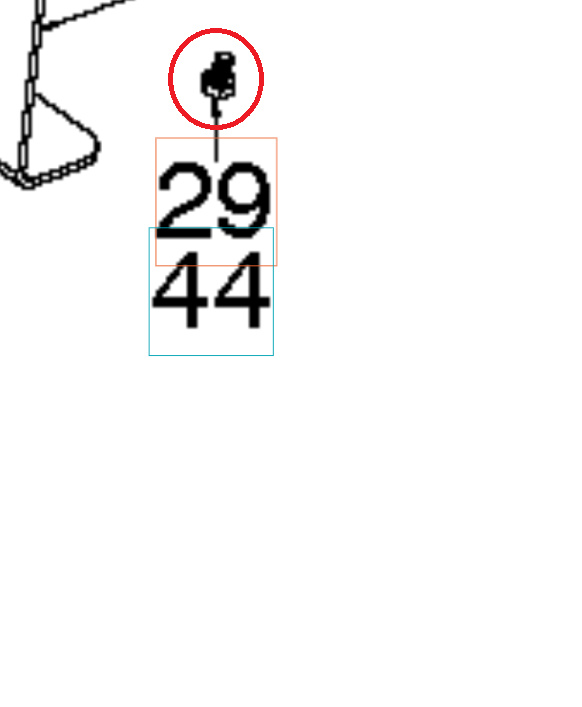 Bolt med sekskant M 6 X 10