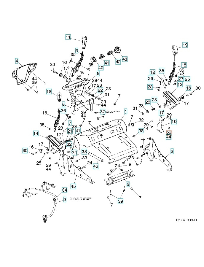 Bolt med sekskant M 6 X 10