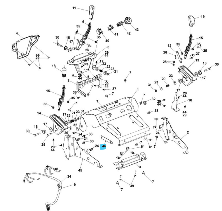Bøjle sliskedeflektorkabel Su
