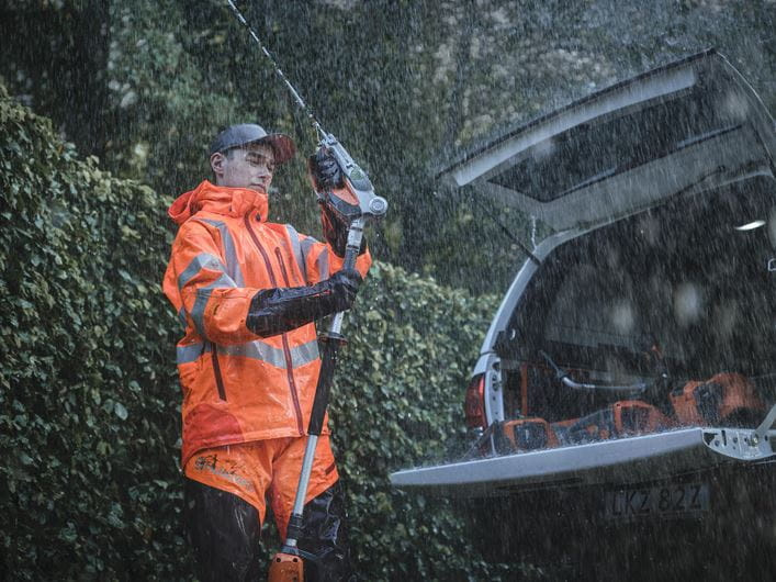 Regnjakke Husqvarna Technical Vent EN 20471