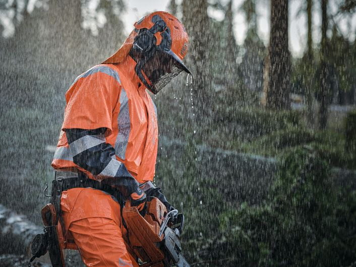 Regnjakke Husqvarna Functional EN 20471