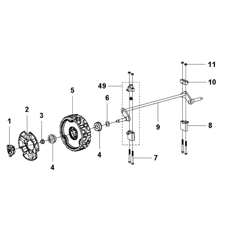 Support Sæt Foraksel #210020 5976810-01