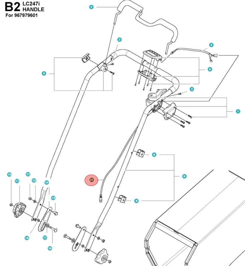 Kabel Awg26 1020Mm 5976887-01