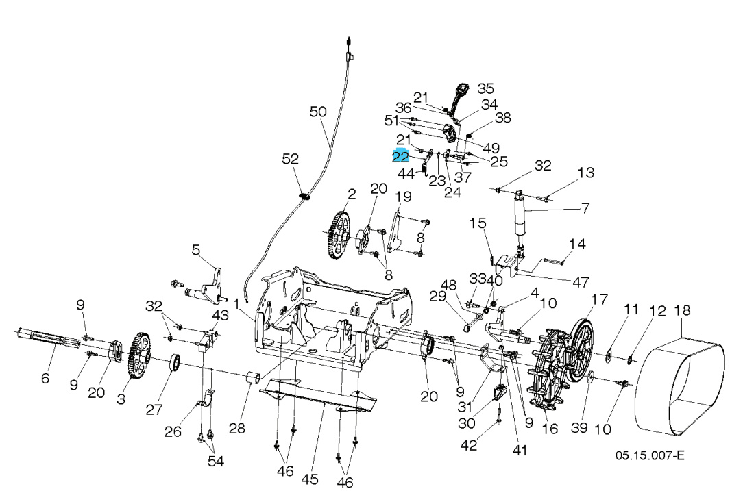 Juster højden på spanden med håndtag