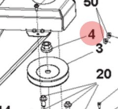 Møtrikflange 3/4-16 zp