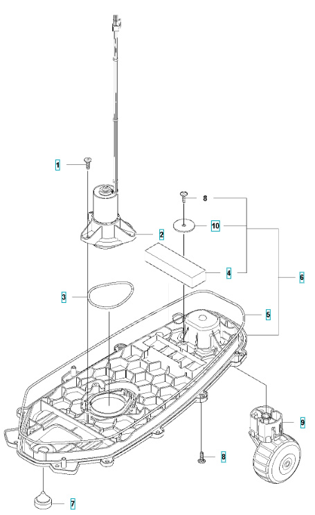 Vægt firkantet stang 507,8 G