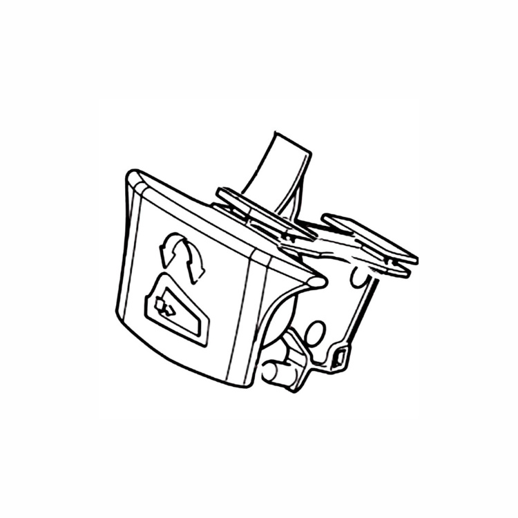 Låseknap hækkeklipper