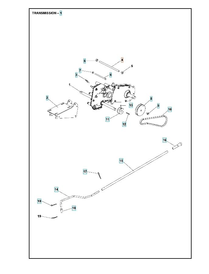 Akselstyrets Klemmeakse 5986758-01