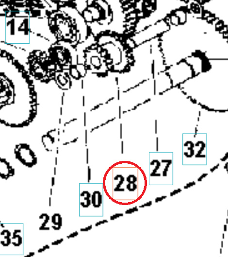 Gear 1523 5986773-01