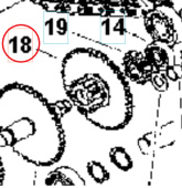 Gear 1544 5986774-01 Gear 1544 5986774-01