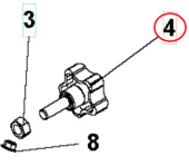 Knop Em 1554050 M10 30 5986781-01 Knop Em 1554050 M10 30 5986781-01