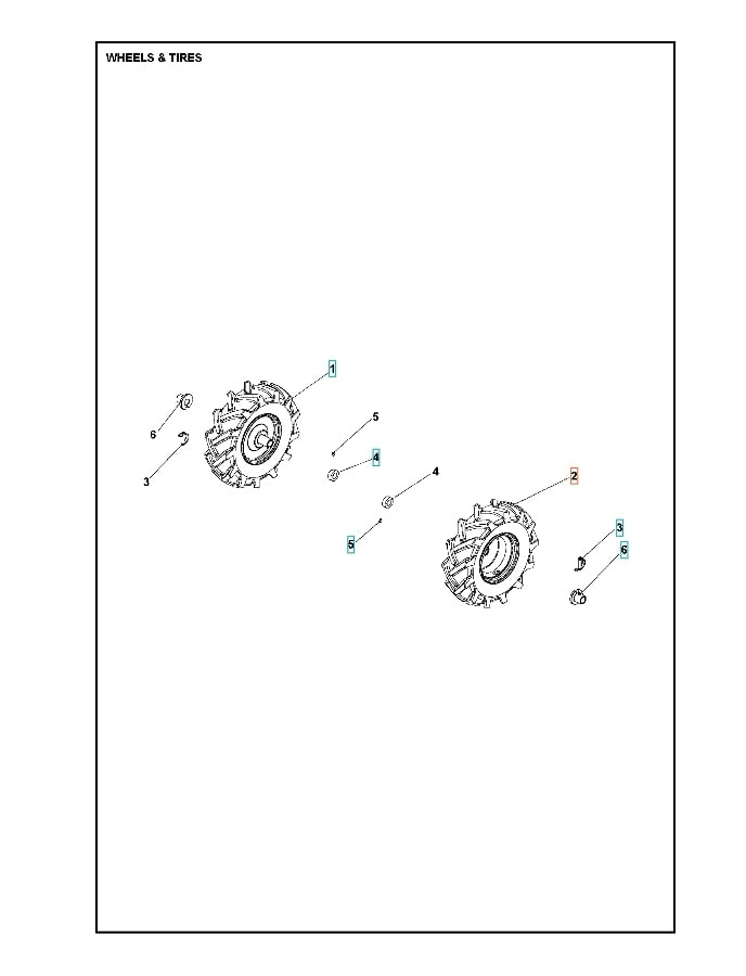 Venstre Hjul 350X6 5986783-01