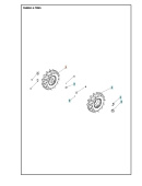 Højre Hjul 350X6 5986785-01 Højre Hjul 350X6 5986785-01