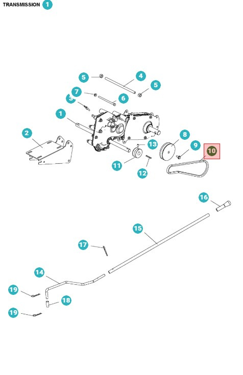 Bælte Roto 400 5986787-01