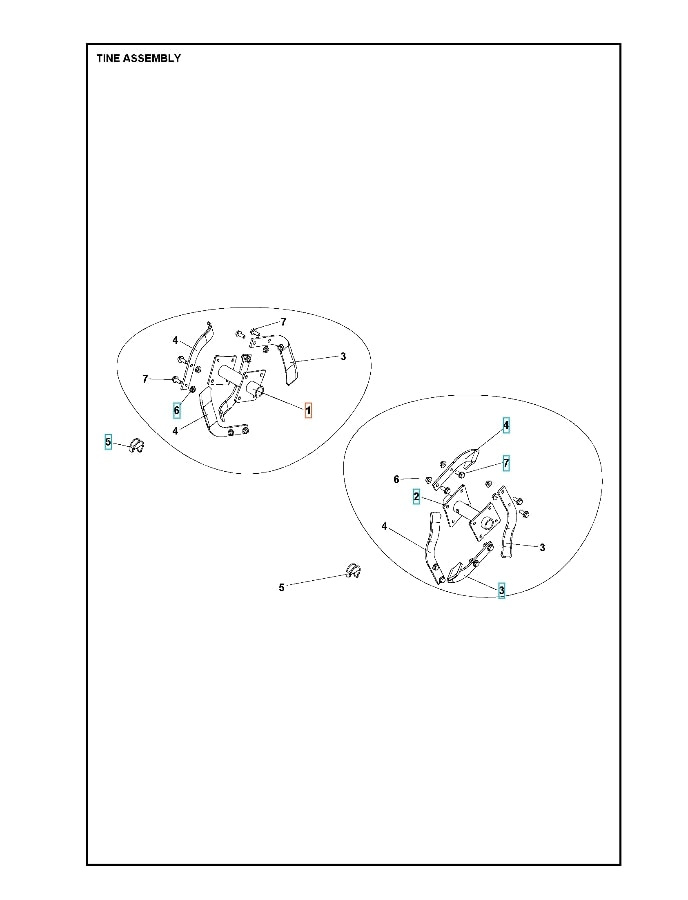Tine Roto 400 Venstre Tandnav B 5986788-01