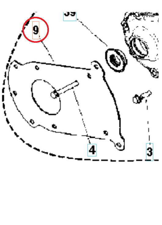 Motordæksel Carter 5986812-01
