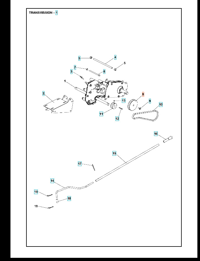 Træske Transmission Træske Ãƒ 1 5986813-01