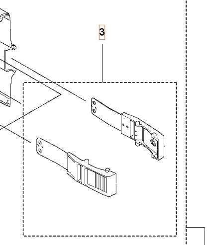 Knap Sæt Bli300 Reservdel 5997301-01