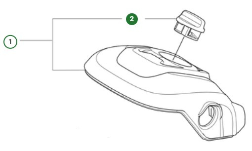 Knapfilterdæksel Husqvarna