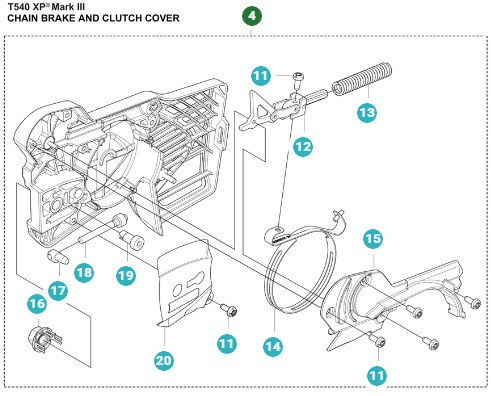Koblingsdæksel Komlpett 540XP Mark III, T540XP Mark III