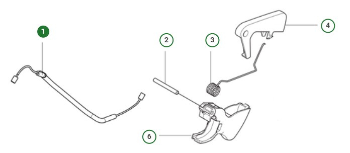 Gaskabelsæt Rh, 39Cc