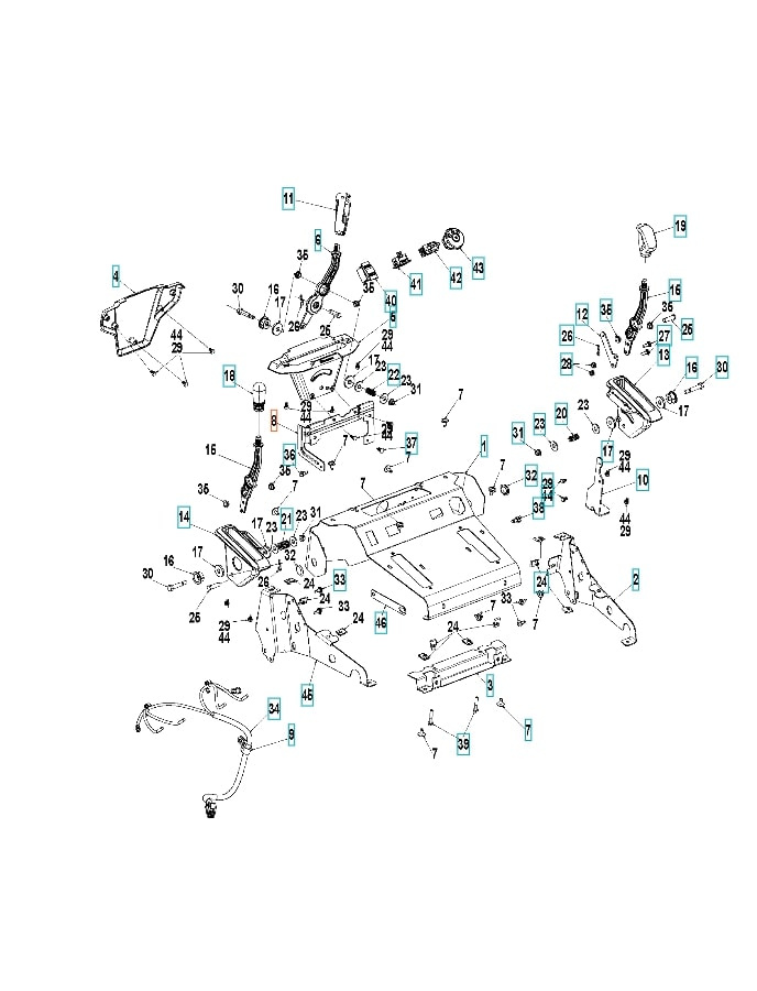 Beslag Kabelkanal Rotator