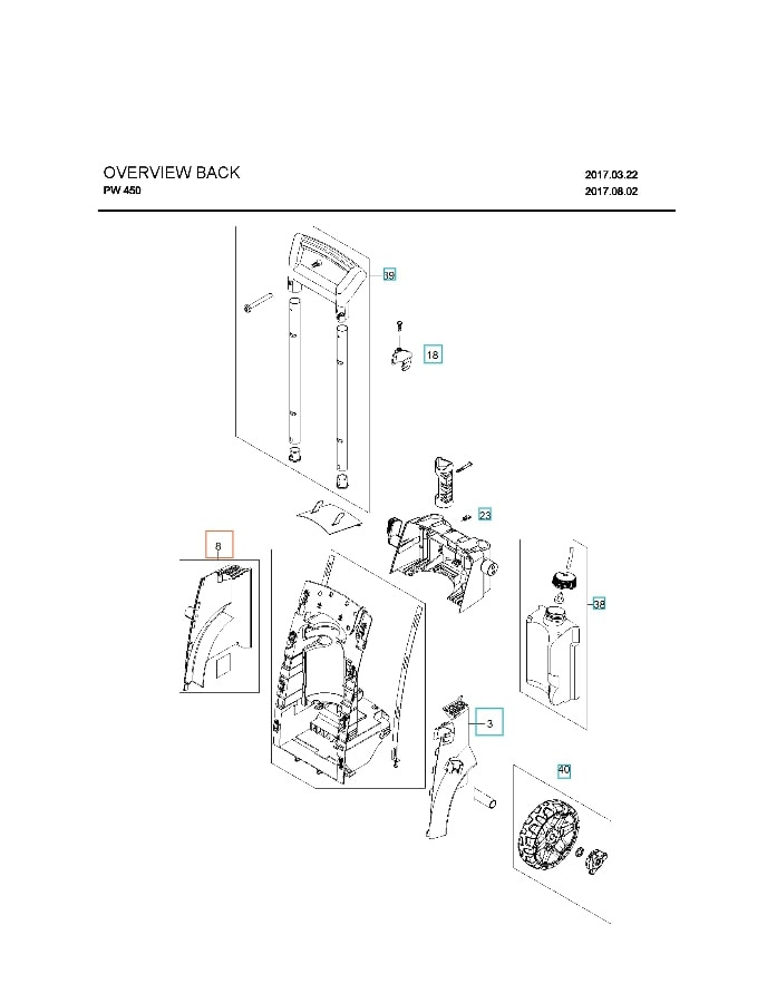 Kofanger Højre Mørkegrå