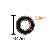 Kugleleje 6004-2Rs Kugleleje 6004-2Rs