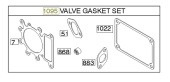 Paknings-ventilsæt Paknings-ventilsæt