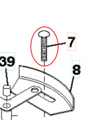 Bærebolt1/420X1/2 8721104-04 Bærebolt1/420X1/2 8721104-04