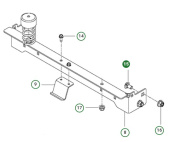 Vognbolt 3/8-16X3/4 Vognbolt 3/8-16X3/4