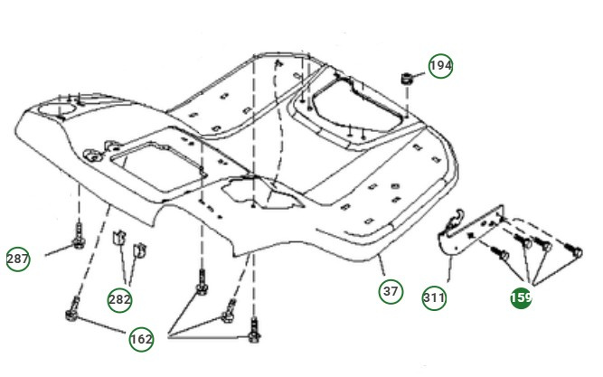 Vognbolt 3/8-16X1 3/4