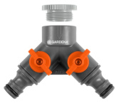 2-way connector with adapter 1/2 2-way connector with adapter 1/2