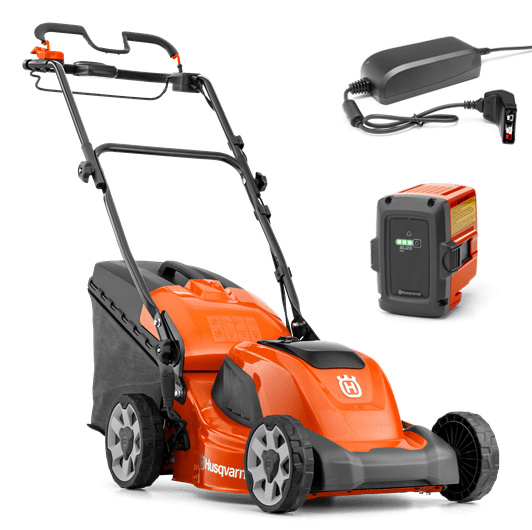 HusqvarnaLC 141iV Batteridrevet Plæneklipper + BLi20 & QC80