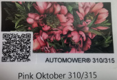 Foliesæt til Automower 310/315- Pink Oktober Foliesæt til Automower 310/315- Pink Oktober